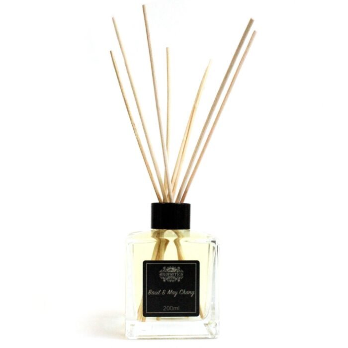 Diffuseur à bâtonnet Basilic & May Chang (200ml) – Image 2